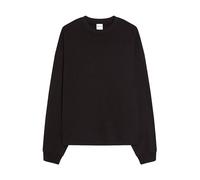 Bershka - T-shirt a maniche lunghe nera-Nero XL