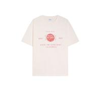 Bershka Maglietta 'PARADISE RESORT' rosa pastello / rosso Uomo Bershka M