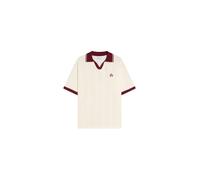 Bershka Maglietta rosso scuro / offwhite Uomo Bershka S