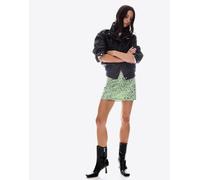 Bershka - Minigonna verde con paillettes L