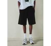 Bershka - Pantaloncini bermuda ampi neri-Nero M