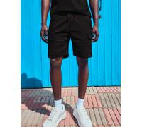 Bershka - Pantaloncini bermuda cargo regular neri-Nero XL