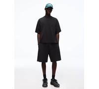 Bershka - Pantaloncini bermuda in tessuto interlock neri-Nero M