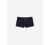 Bershka - Pantaloncini di jeans blu-Blu navy 36