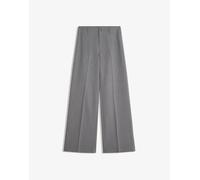 Bershka - Pantaloni a fondo ampio grigio chiaro 38