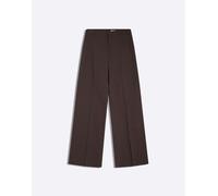 Bershka - Pantaloni a fondo ampio marroni-Marrone 36