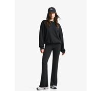 Bershka - Pantaloni a zampa neri in tessuto modal-Nero M