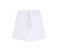 Bershka - Bermuda basic in felpa bianchi-Bianco L