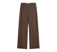 Bershka Pantaloni con piega frontale marrone scuro Donna - Abbigliamento - Taglie comode - Pantaloni Bershka 38