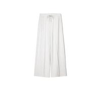Bershka - Pantaloni a fondo ampio morbidi al tatto grigio chiaro M
