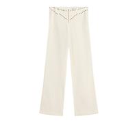 Bershka Pantaloni offwhite Donna - Abbigliamento - Taglie comode - Pantaloni Bershka 32