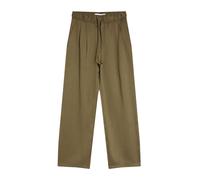 Bershka - Pantaloni stile rustico super ampi kaki-Verde M