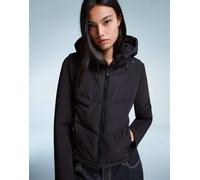 Bershka - Piumino effetto neoprene nero a contrasto M