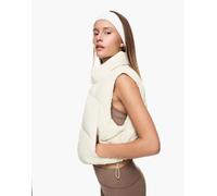 Bershka - Piumino smanicato corto bianco XS