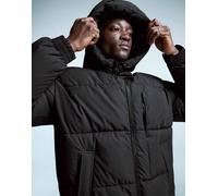 Bershka - Piumino taglio lungo nero M