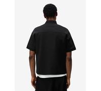 Bershka - Polo oversize squadrata a maniche corte nera-Nero XS