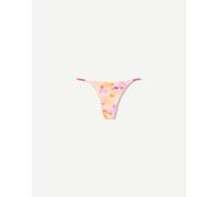 Bershka - Slip bikini rosa a fiori L