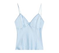 Bershka Top blu cielo Donna Bershka L
