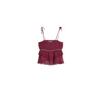 Bershka Top borgogna Donna - Abbigliamento - Maglie e top - Top - Top eleganti Bershka S