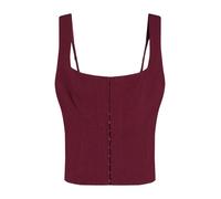 Bershka Top borgogna Donna Bershka L