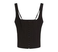 Bershka - Bengaline - Top nero con spalline sottili S