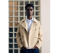 Bershka trench corto color cammello-Neutro S