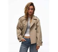 Bershka trench in cammello-Neutro XS