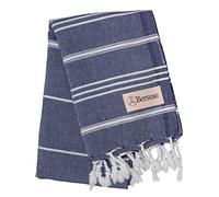 Bersuse 100% Cotone - Anatolia - Asciugamano Viso-Mani Turco, Blu Scuro