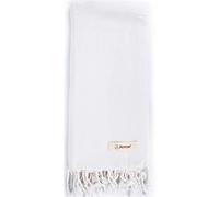 Bersuse 100% Cotone - Laodicea Asciugamano Turco Telo Mare con Design Diamante - Bianco
