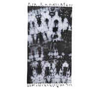 Bersuse 100% Cotone - Trinidad Asciugamano Turco Telo Mare, Tie-Dye - Nero Grigio