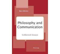 Bert Olivier Philosophy and Communication (Tascabile)