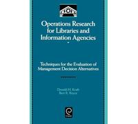 Bert R. Boyce Operations Research for Libraries and Informati (Copertina rigida)