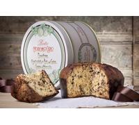 Berta - Moriondo Carlo Panettone Artigianale con Gocce di Cioccolato e Crema alla Grappa Bric del Gaian 1 kg Latta
