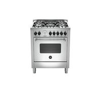 Cucina Libera Installazione - A gas - 70x60cm - Inox - Forno a gas - La Germania- AMN765GXT - In 2-3 settimane