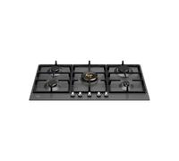 Bertazzoni Piano Cottura Gas Heritage P905CHERNE 90 cm Nero Opaco
