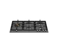 Bertazzoni Piano Cottura Gas Heritage P905LHERNE 90 cm Nero Opaco