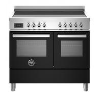 Bertazzoni pro105i2enet cucina induzione da appoggio 100 cm nero