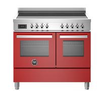 Bertazzoni pro105i2erot cucina induzione da appoggio 100 cm rosso
