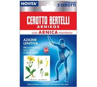 Bertelli cerotto arnikos con arnica montana 5 pezzi