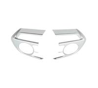 BERTGDA 2 pezzi rivestimento pannello pulsanti volante, adatto for Toyota, RAV4 Corolla E210 2019-2022 RAV 4 XA50 Adesivi per la protezione del volante(Silver)