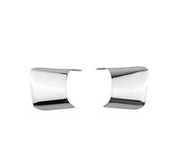 BERTGDA 2 pezzi/set coprivolante for auto, adatto for Ford, Focus 3 MK3 Kuga Escape 2012-2015 C-Max Cmax adesivo con paillettes Adesivi per la protezione del volante(Silver)