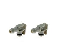 BERTGDA 2 pezzi ugello spruzzatore lavafari, adatto for Toyota, adatto for LEXUS, 90075-17009 MOLTI MODELLI GOMITO PULISCIFARI GIUNTO N. 2 Getto spray per la pulizia dei fari