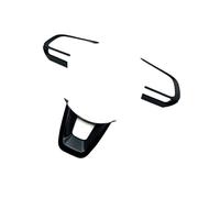 BERTGDA 3 pezzi di rivestimento del pannello del volante dell'auto, decorazione adatta for Toyota, Yaris Ativ Vois 2022-2023 adesivo con cornice nera lucida Adesivi per la protezione del volante