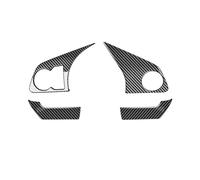 BERTGDA 4 pezzi rivestimento pannello volante, adatto for Toyota, Raize 200 serie 210A adesivo decorazione cornice copertura auto Adesivi per la protezione del volante