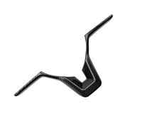 BERTGDA Adesivi for finiture del pannello del volante dell'auto, adatti for Nissan, Juke 2018-2021 Accessori Interruttore Pomello Copertura Adesivi per la protezione del volante(6 Clock Style)