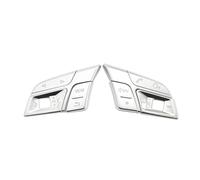 BERTGDA Adesivi for rivestimenti dei pulsanti del volante dell'auto, adatti for Q3, Q5 A1 A3 8V A4 B9 B8 A5 A7 2018 Adesivi per la protezione del volante