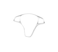 BERTGDA Adesivo decorativo for rivestimento del volante, adatto for accessori for auto ABC Classe E GLA GLC GLE CLA Vito Adesivi per la protezione del volante(Silver)