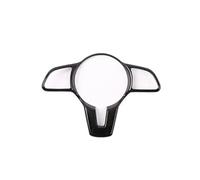 BERTGDA Adesivo decorativo for volante auto, adatto for accessori Classe B GLA GLB GLE GLC GLB200 2020-2024 Adesivi per la protezione del volante(ABS black)