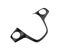 BERTGDA Adesivo for rivestimento del volante, adatto for Ford Focus 3 Mk3 Kuga Escape 2012-2015 con paillettes Adesivi per la protezione del volante(Carbon fiber 2 hole)