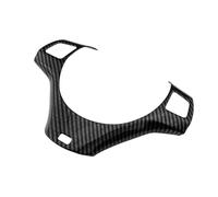 BERTGDA Adesivo for telaio ruota, adatto for 1 3 Serie E90 E92 E93 2005-2012 E82 E87 2004-2011 X1 E84 2009-2016 Rivestimento coprivolante for auto Adesivi per la protezione del volante(Carbon Black)